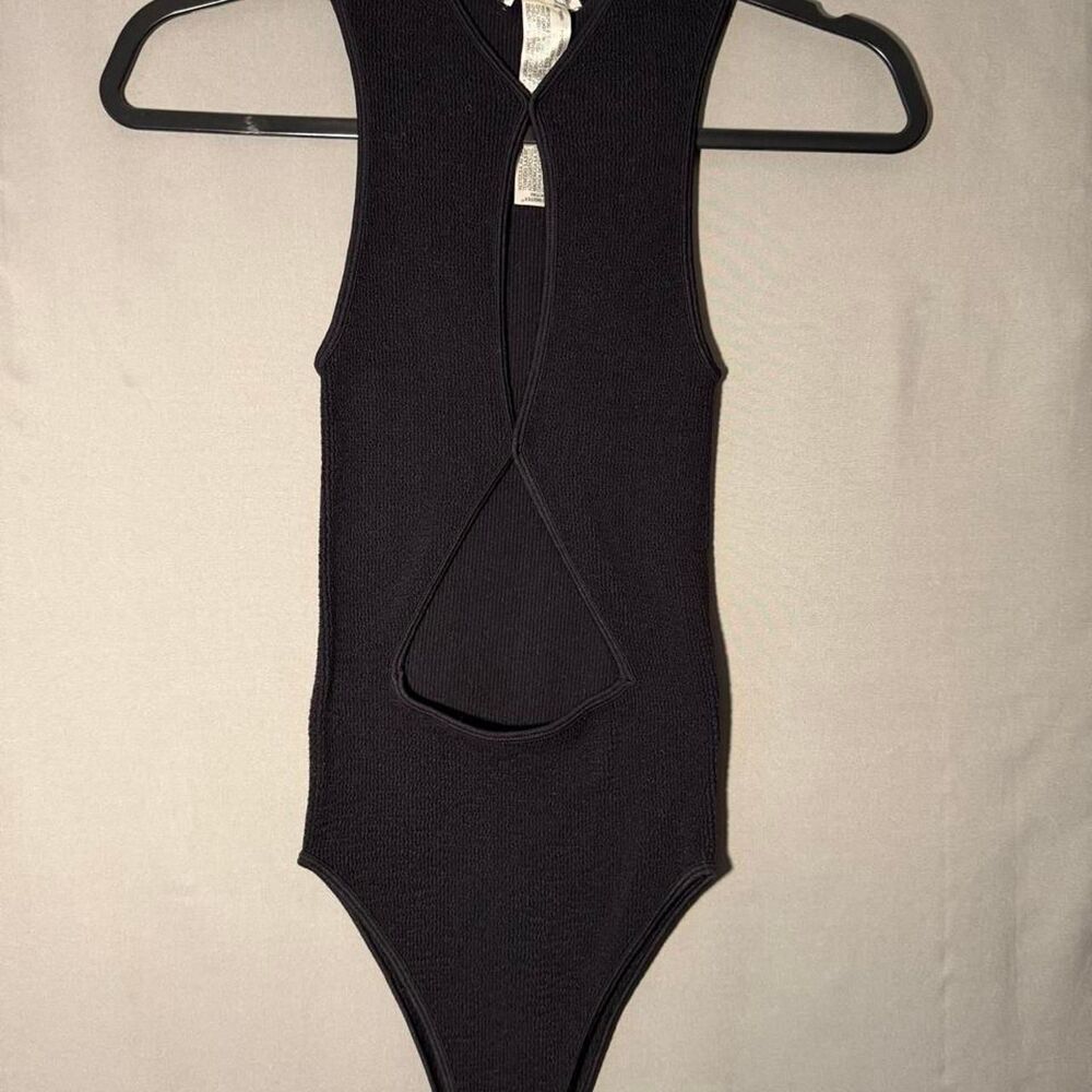 Zara Women's Black Bodysuit
